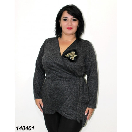 Жіночий кардиган з ангори меланж (весна)