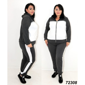 Костюм 723(БРЮКИ МАЛОМЕРЯТ, КОФТА - OVERSIZE) Костюм 723(БРЮКИ МАЛОМЕРЯТ, КОФТА - OVERSIZE) фото
