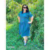 Легка та жіночна  сукня (мод599) (КОЛІР ЗЕЛЕНИЙ )