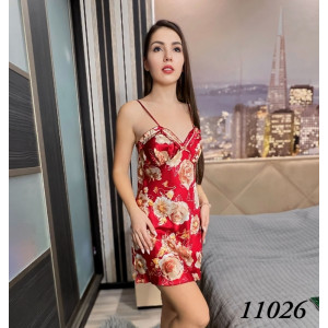 Нічна шовкова сорочка «Карина» фото