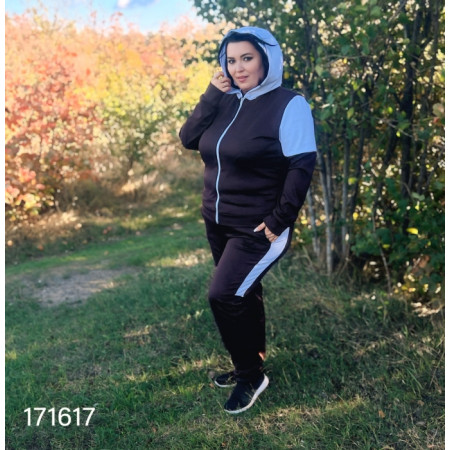 Спортивний костюм 1716 (темний шоколад)